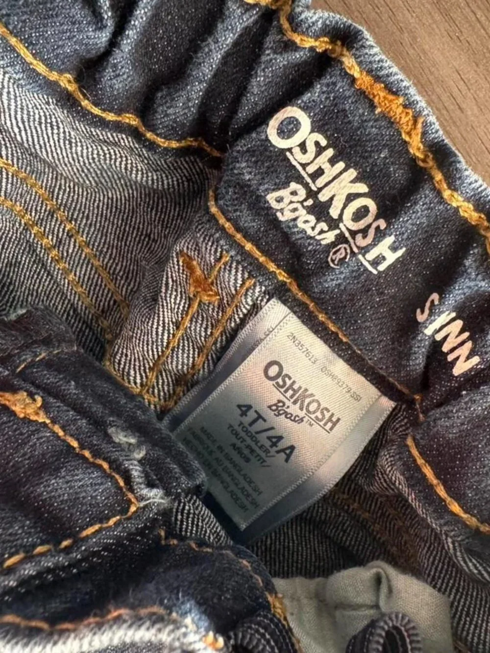 Oshkosh Boy skinny jean 4T